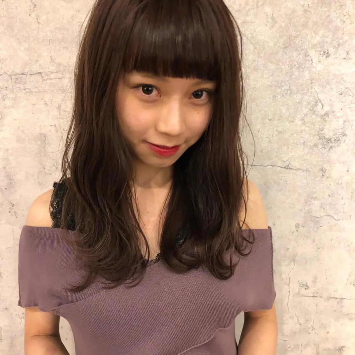 ロング カラー ヘアカラー トリートメント 堀江/心斎橋/西大橋 四ツ橋【Vers】のヘアスタイル