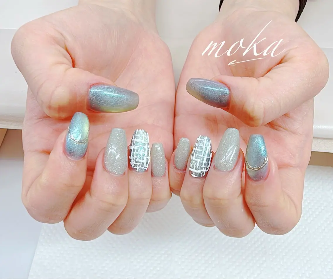 ネイル ハンドネイル ハンドケア 胡蝶蘭レディースサロ ンNailMOKAのネイルデザイン
