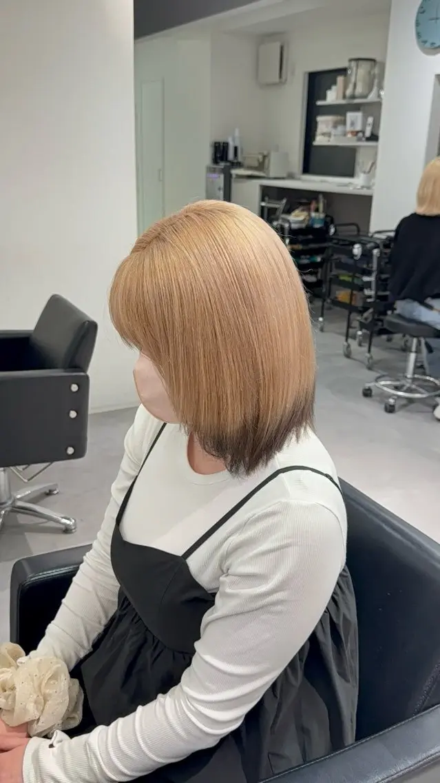 カラー ヘアカラー ciera. アオイ 🦢✯のヘアスタイル