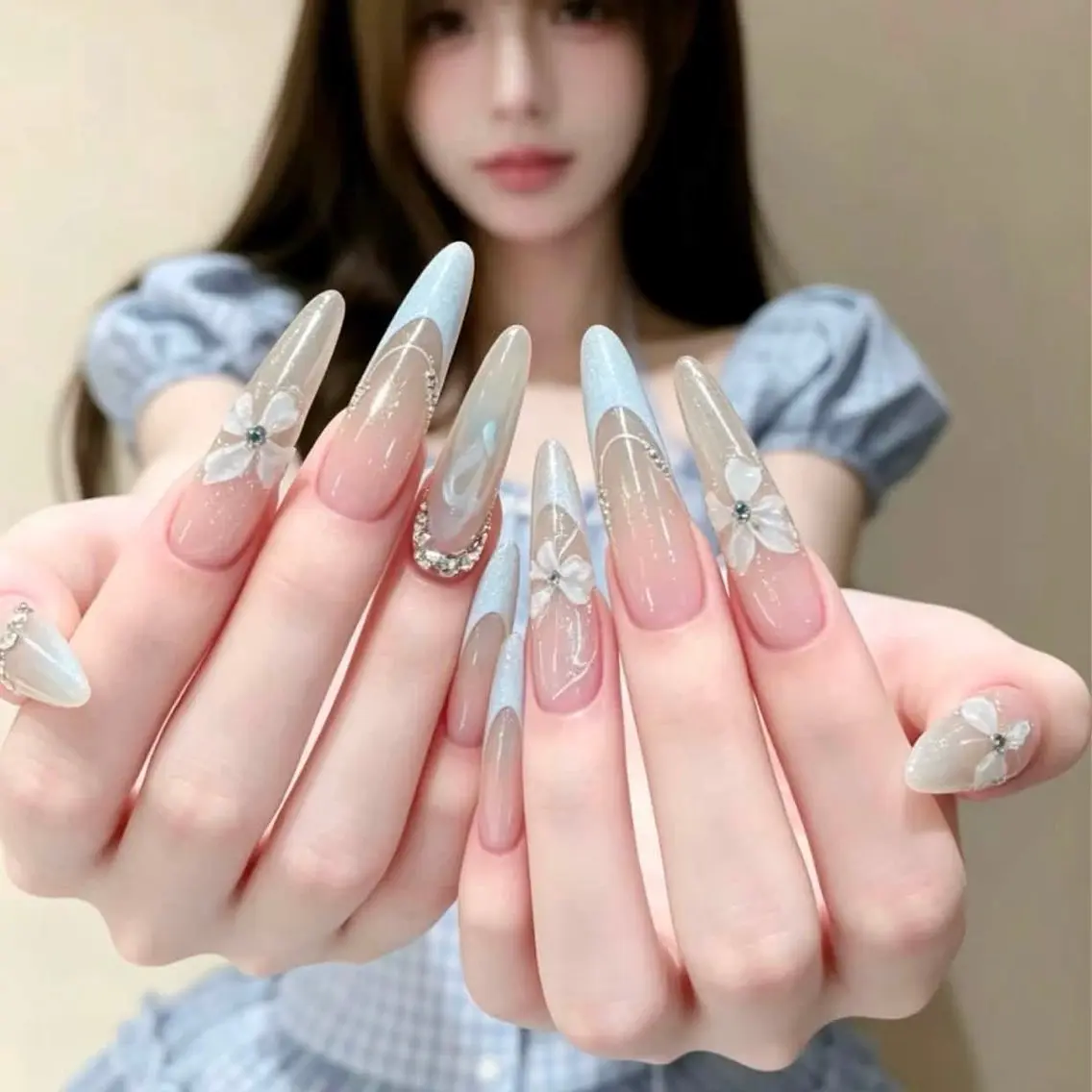 ネイル チークネイル フットネイル 韓国ネイル マグネットネイル 持ち込み ハンドネイル ハンドケア AN NAIL _HOAのネイルデザイン