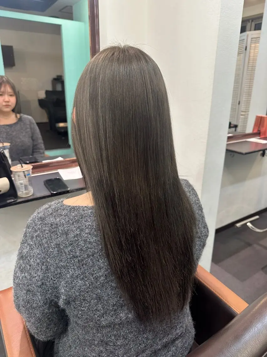 ロング カラー MOMO 💕💕のヘアスタイル