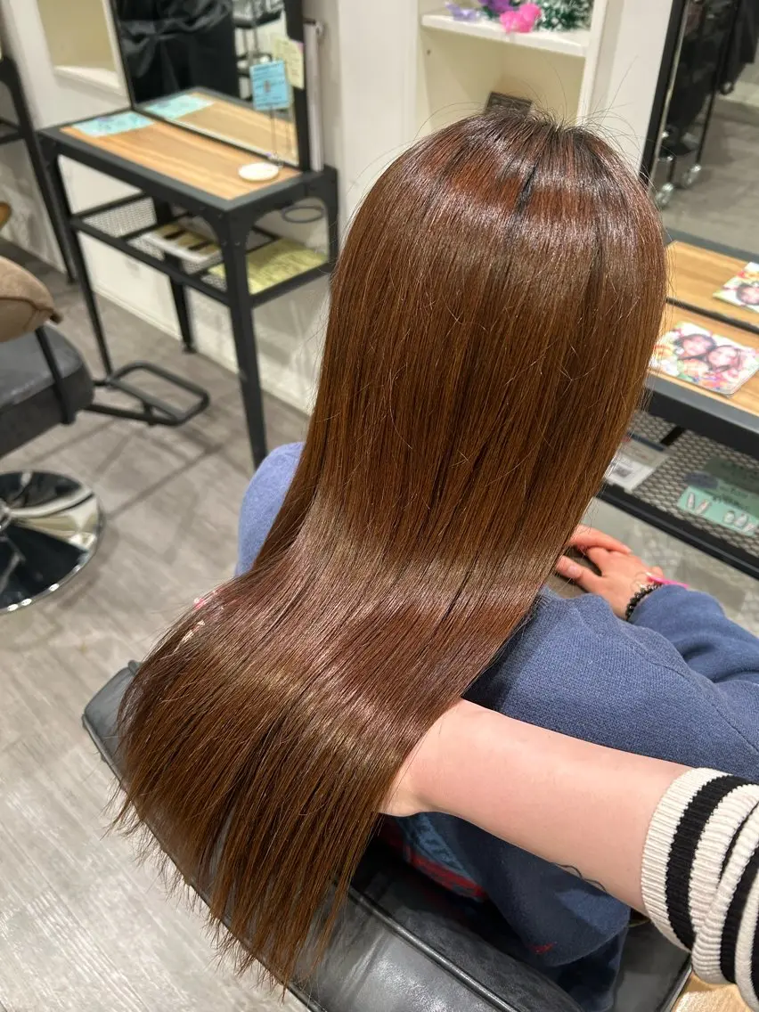 ロング 髪質改善 トリートメント トリートメント cocotte 💟草間紫音💟のヘアスタイル