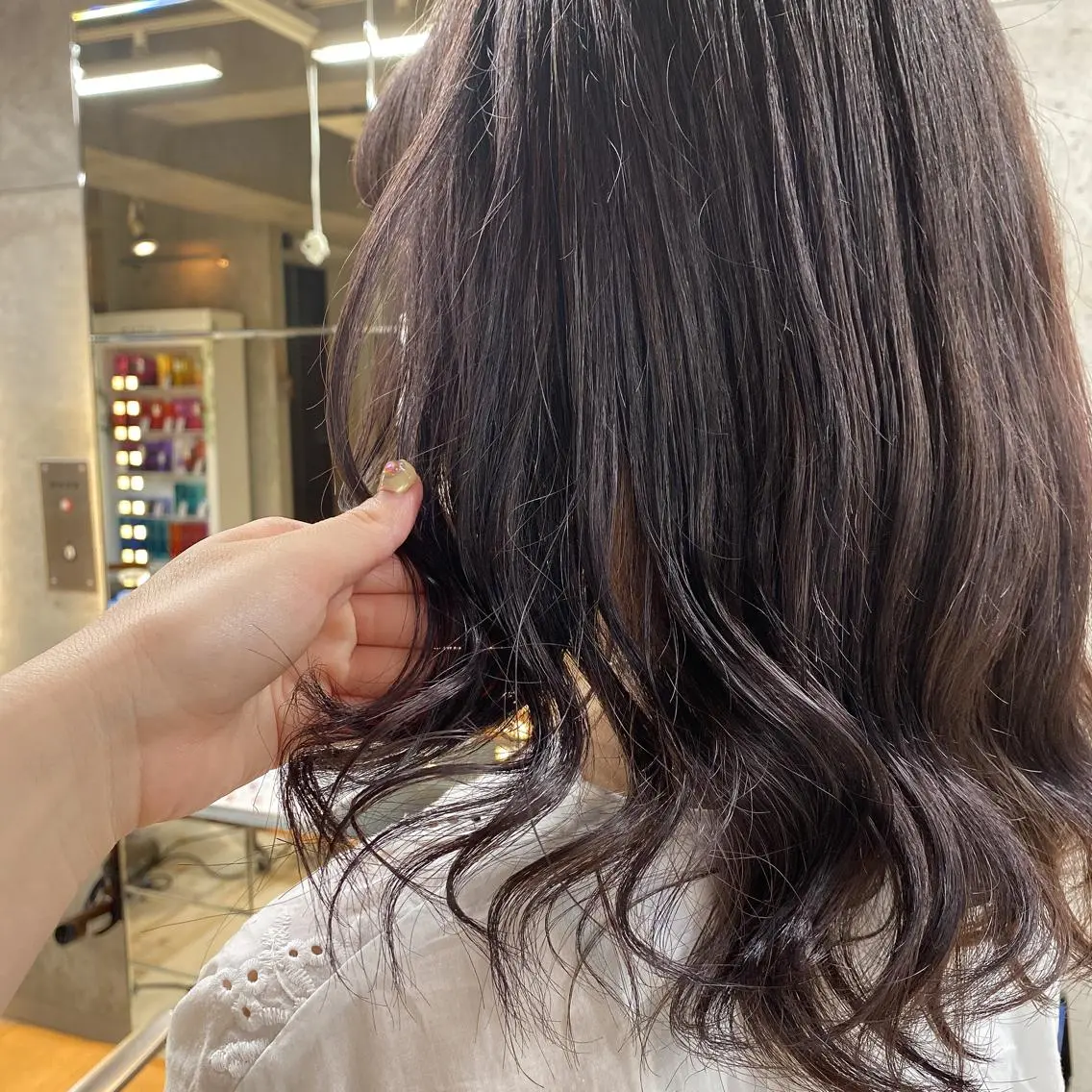 ロング カラー 透明感カラー カット wakana 【ブリーチカラー】のヘアスタイル
