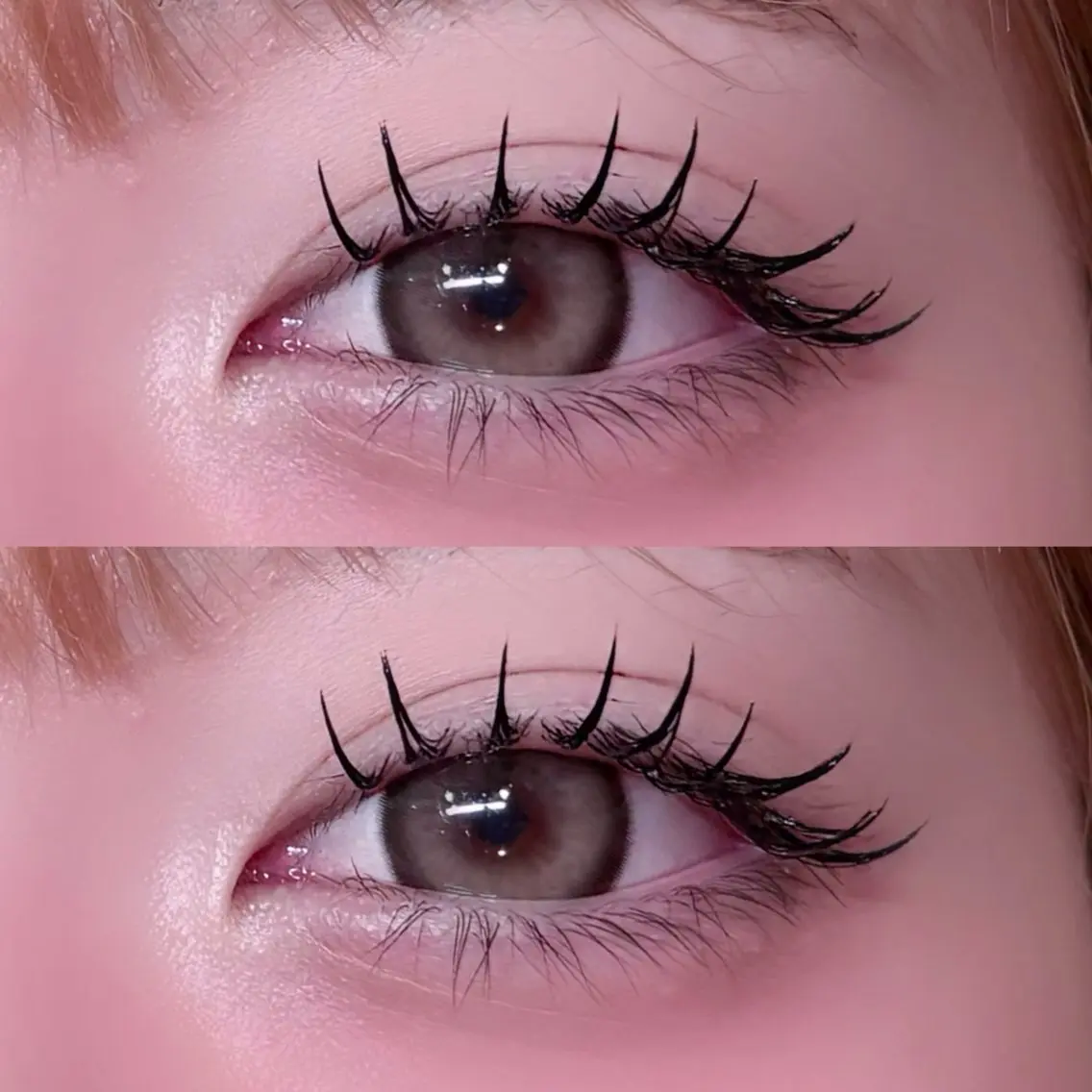 マツエク・マツパ フラットラッシュ マツエク 🎀束感/上下エク/ 𝙍𝙐𝘼 🎀のマツエク・マツパデザイン
