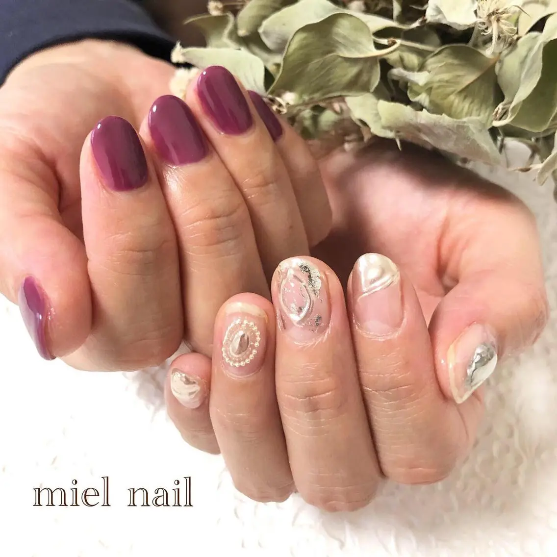 ネイル ハンドネイル miel nailのネイルデザイン