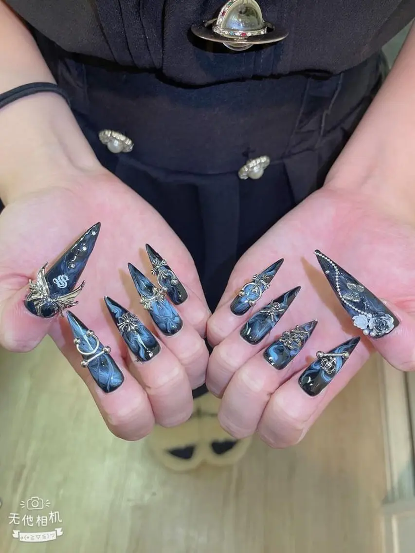 ネイル 成人式 ジェルネイル ネイルチップ ハンドネイル MoMoA Nail ネイル長さ出し専門店のネイルデザイン