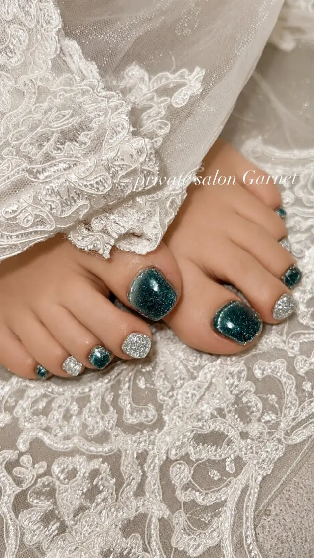ネイル フットネイル Garnet nailのネイルデザイン