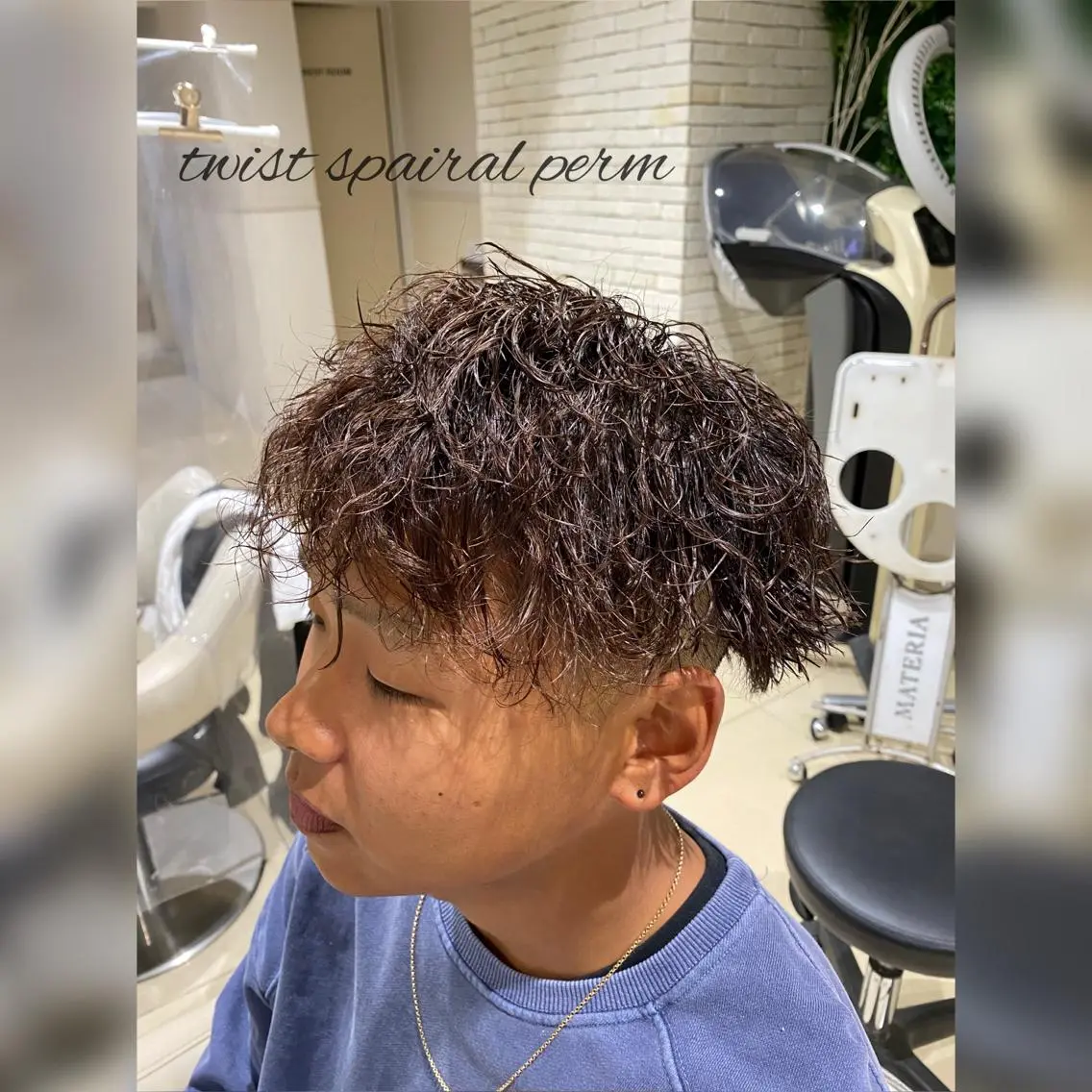 パーマ ツイストスパイラルパーマ スパイラルパーマ 大谷 竜也のヘアスタイル