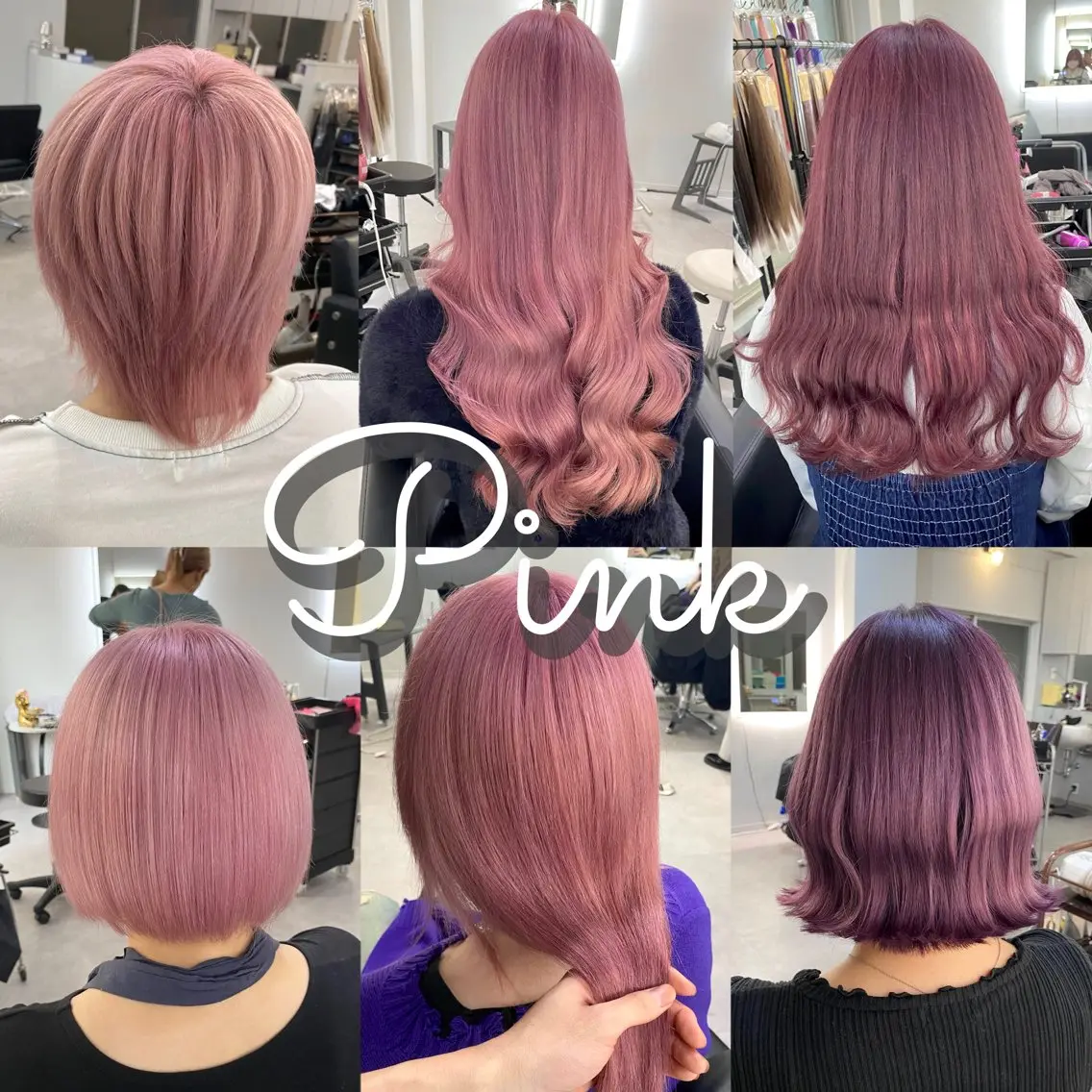 ミディアム カラー ピンクカラー ヘアカラー 大阪ケアブリーチ/ ミルクティーベージュのヘアスタイル
