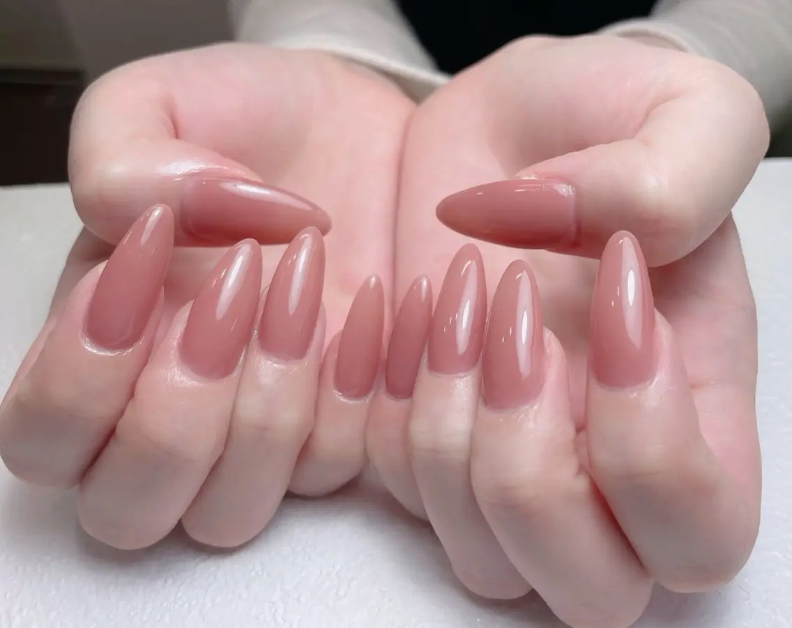 ネイル チークネイル フレンチネイル ジェルネイル ラメ(グリッター) ラメグラデーション 中野駅から2分 MEO NAILのネイルデザイン
