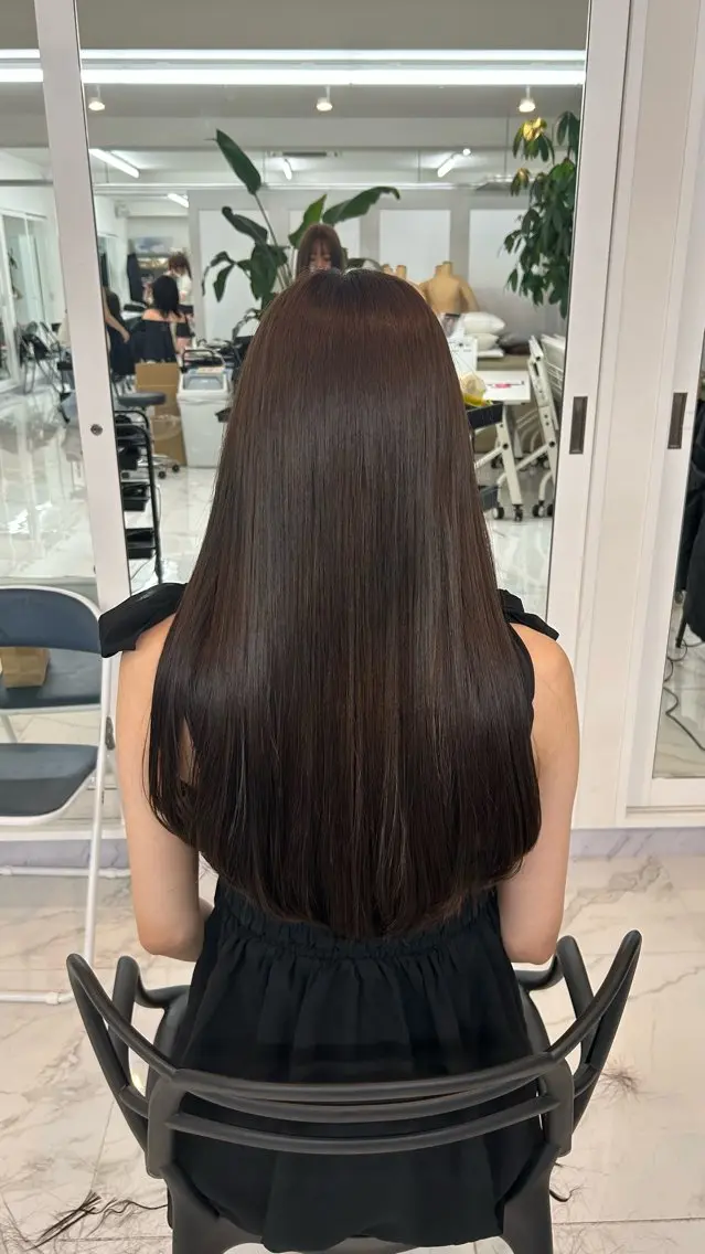 ロング カラー カット ヘアカラー トリートメント 髪質改善/ダブルカ ラー京都/Akaneのヘアスタイル