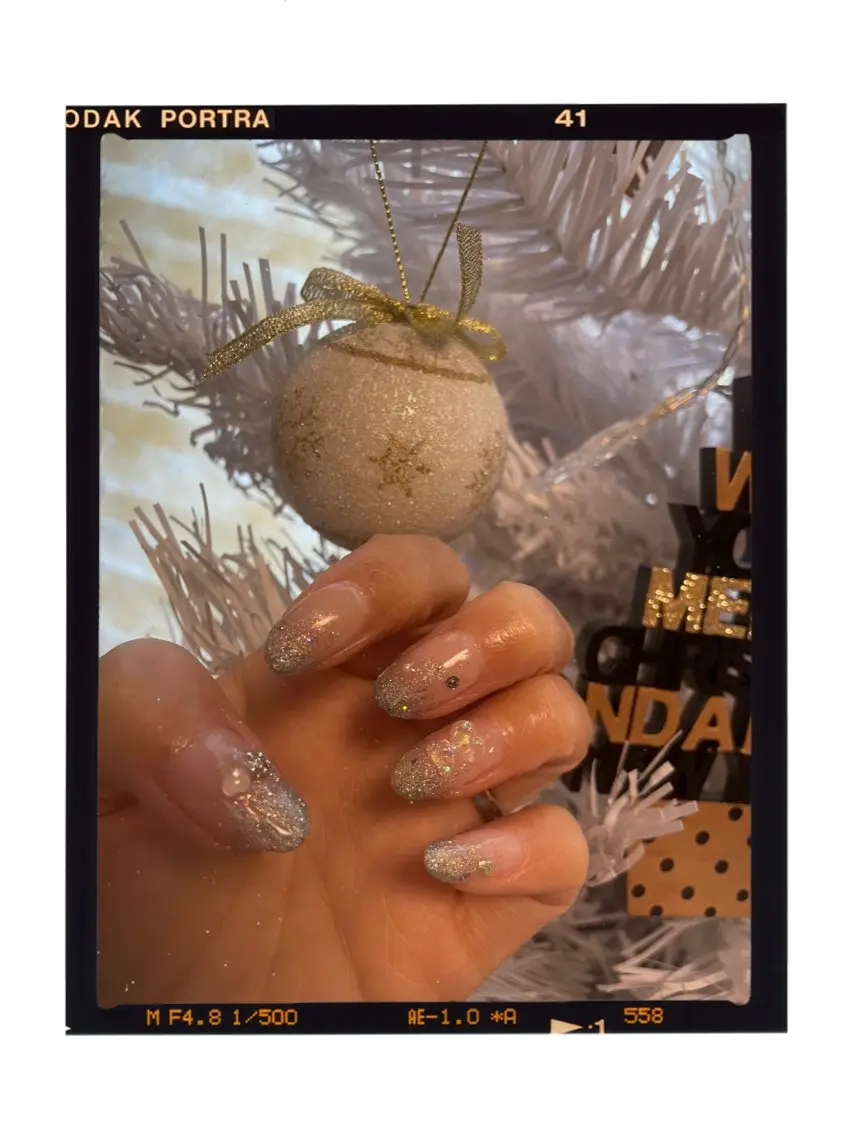 ネイル オーロラネイル グラデーション ハート ラメ(グリッター) ラメグラデーション NAIL★M 真紀のネイルデザイン