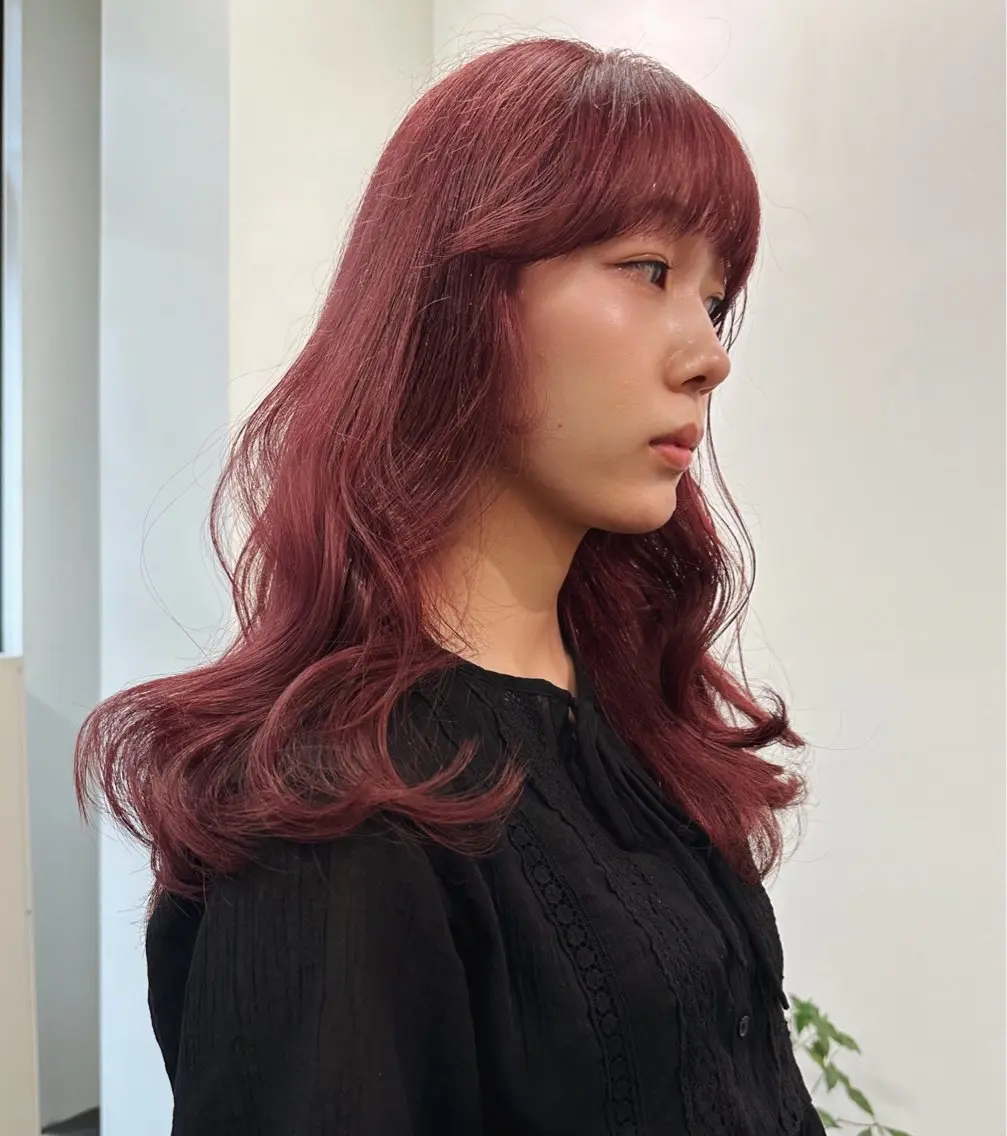 ロング 安藤 琢真のヘアスタイル