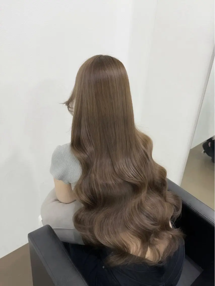 ロング カット ヘアカラー ioe/髪質改善/ カラー/いしなべさえのヘアスタイル