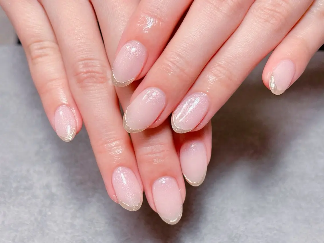 ネイル アートネイル 桜ネイル フラワーネイル ジェルネイル マグネットネイル ハンドネイル ハンドケア 💫ゆか_ Nailartistのネイルデザイン