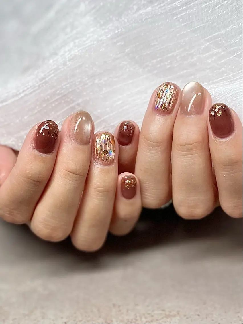 ネイル ハンドネイル パッチリオメメ ayumiのネイルデザイン