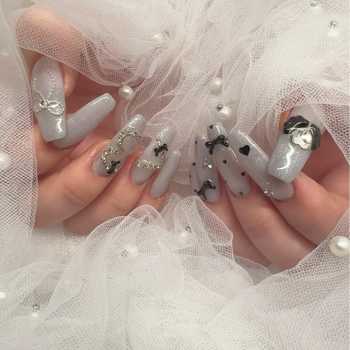 ネイル ハンドネイル ☁️BLITZ 🎀笠原雪音🎀のネイルデザイン