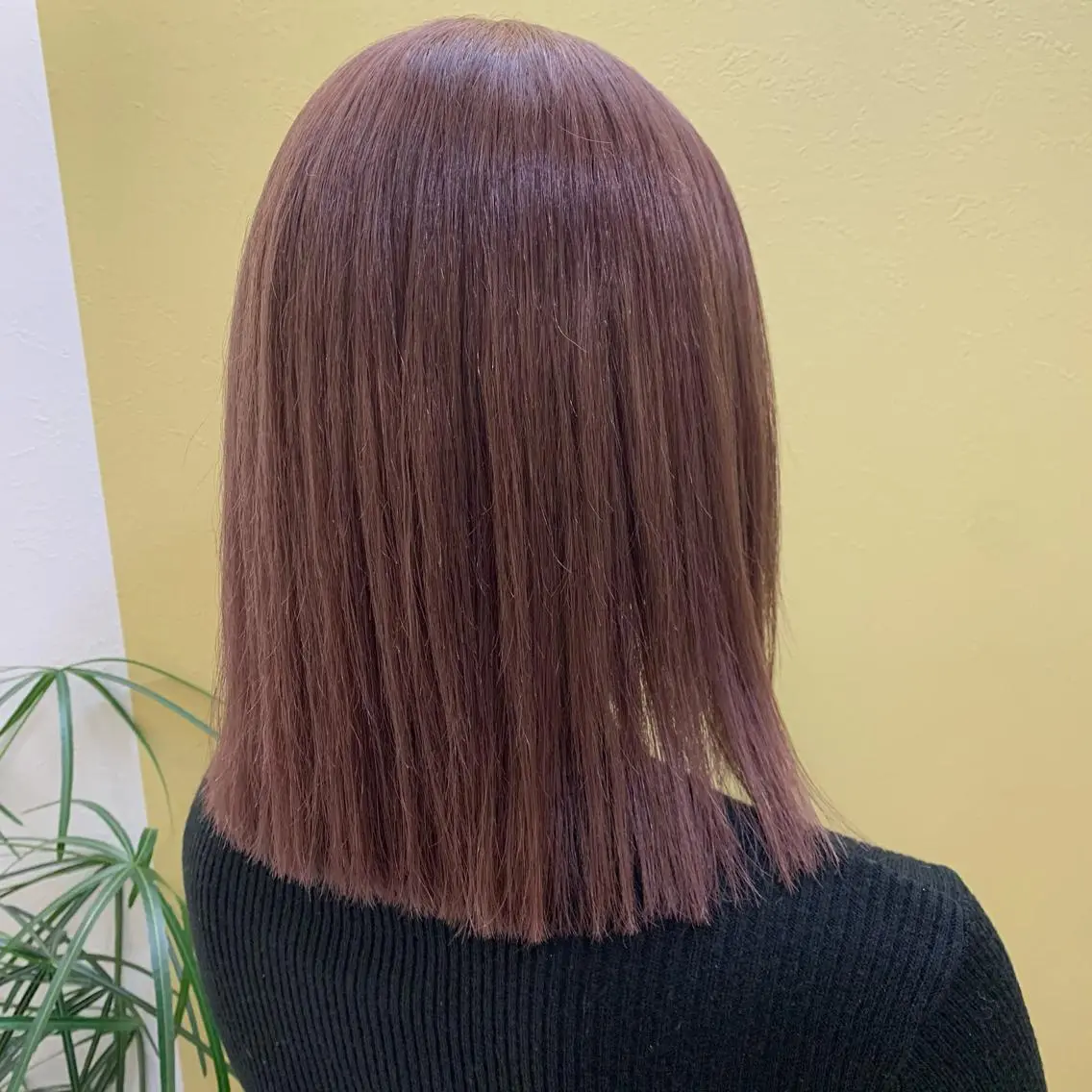 ミディアム カラー ベージュカラー ピンクカラー ピンクベージュ カット ヘアカラー トリートメント hubhair レイヤー/透明感のヘアスタイル