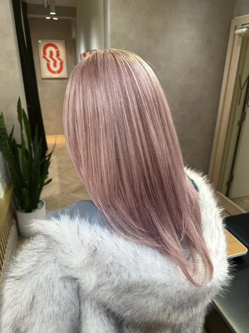 セミロング カラー ヘアカラー 🫧アイドルヘア中島 圭吾🫧のヘアスタイル