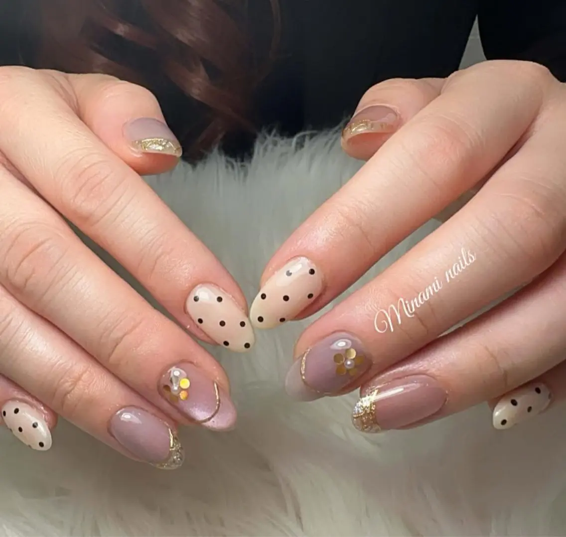 ネイル アートネイル オーロラネイル ガーリー キラキラネイル 韓国ネイル ハンドネイル Minami Nailsのネイルデザイン