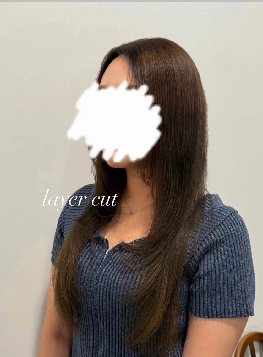 ロング カット ヘアカラー モデル募集🌷/ 艶カラー/大谷李緒奈のヘアスタイル