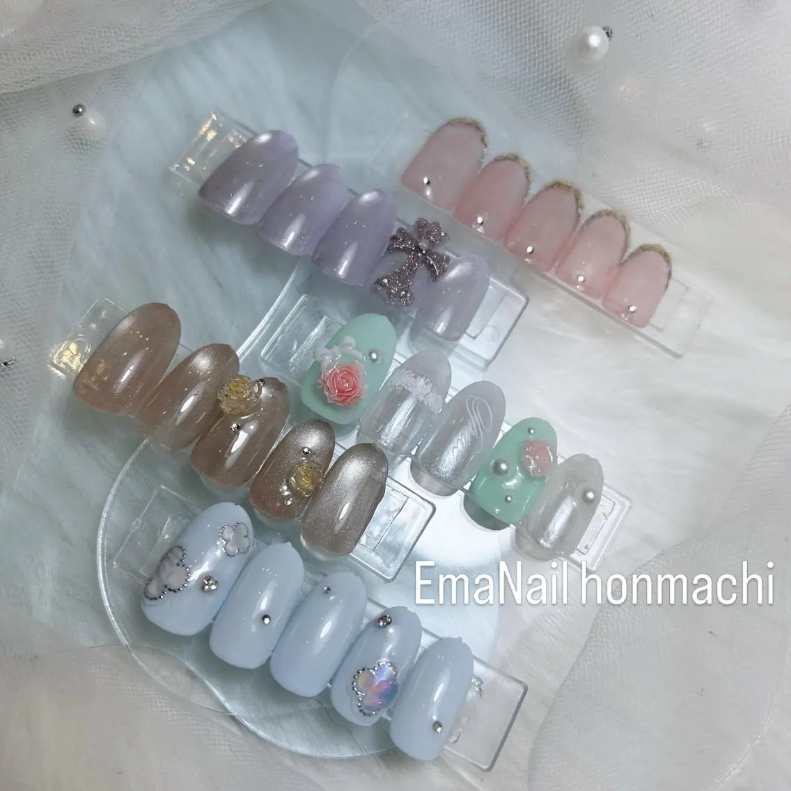 ネイル シンプルネイル ハンドネイル EmaNail Risaのネイルデザイン