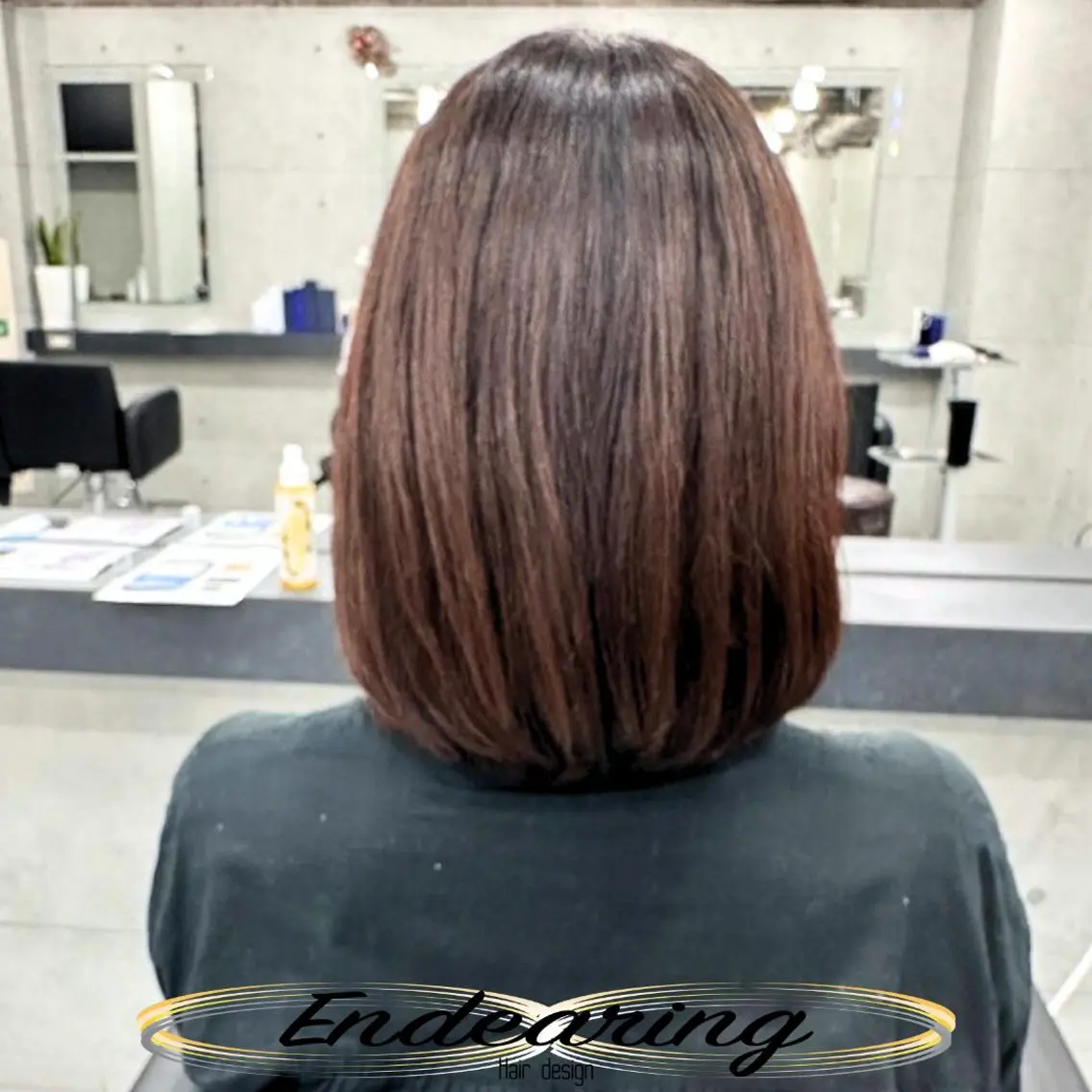 カラー ブラウンカラー 透明感カラー ボブ カット ヘアカラー Endearing 銀座/YOKOのヘアスタイル