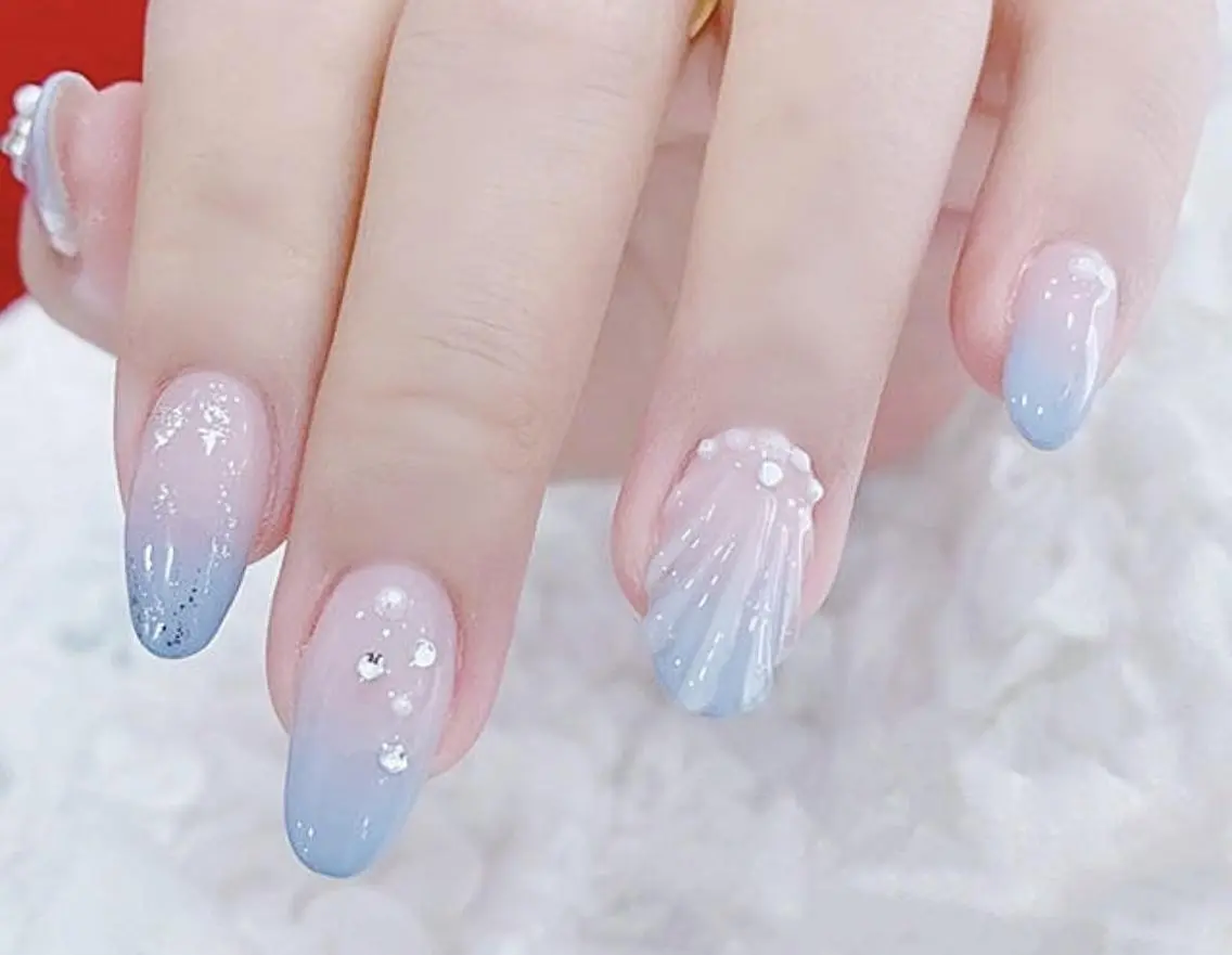 ネイル 夏ネイル Cute beauty2のマツエク・マツパデザイン