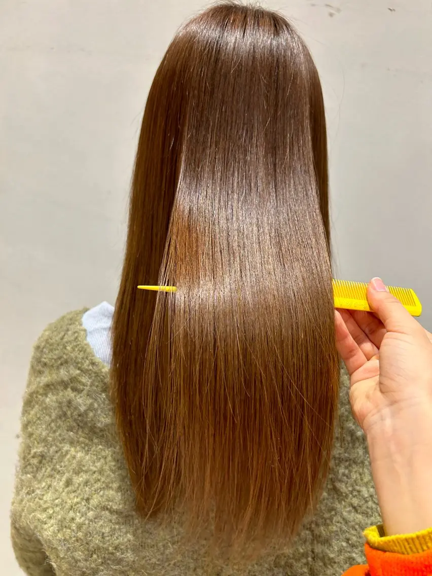 ロング 髪質改善 トリートメント ゆうき あすかのヘアスタイル