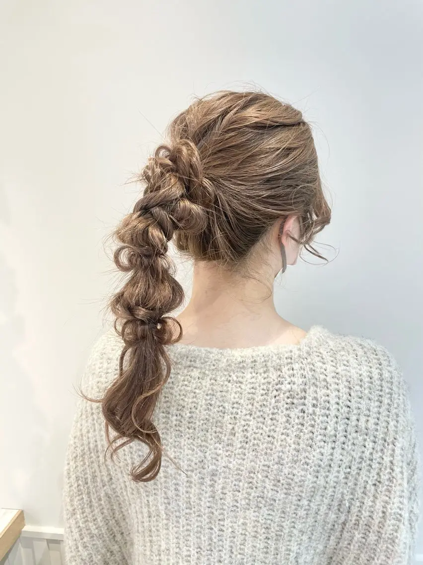 ロング ヘアアレンジ ウルフカット/ハイト ーン🎀mizukiのヘアスタイル