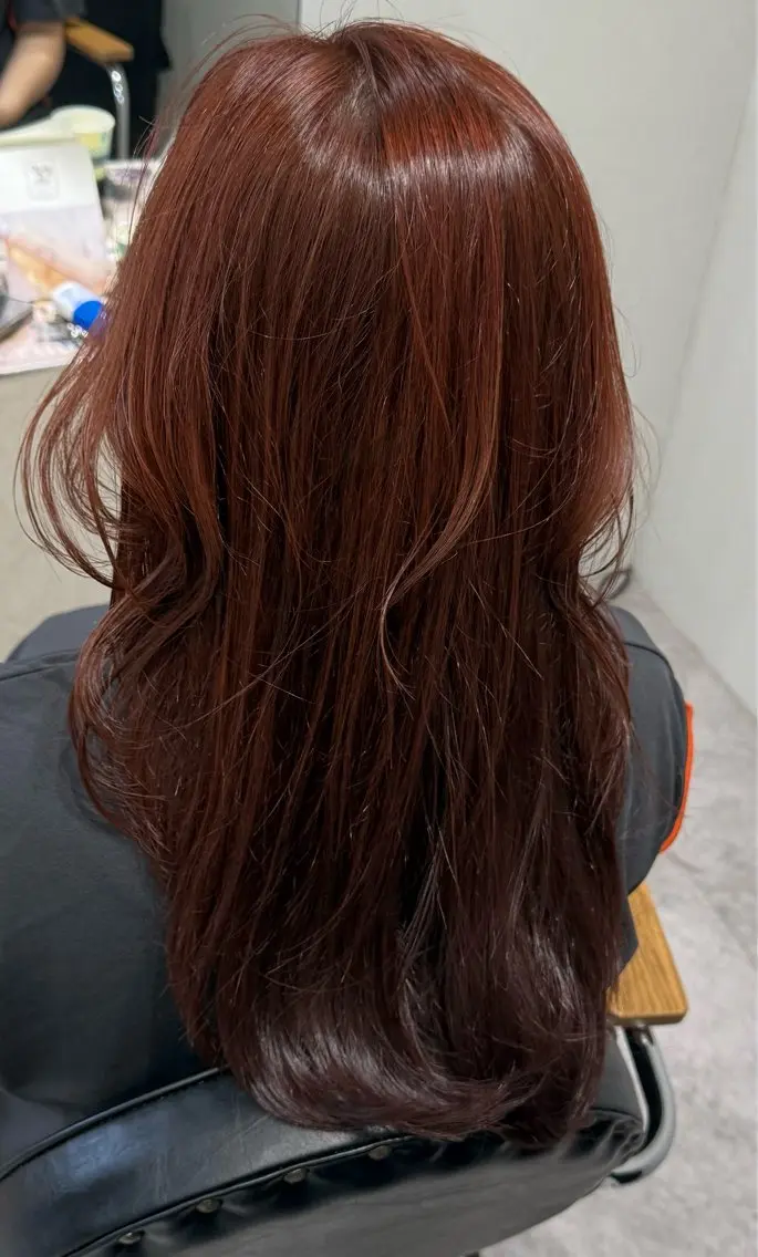 カラー ピンクカラー 廣岡 慶紀のヘアスタイル