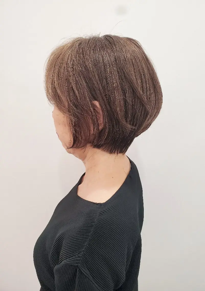 ショート カラー カット ヘアカラー トリートメント ヘッドスパ 齋藤 愛美のヘアスタイル