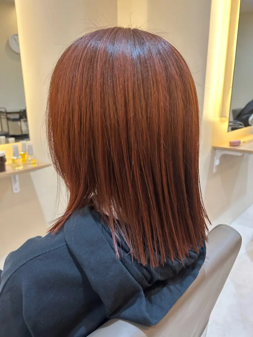 ミディアム ReAN あおいのヘアスタイル
