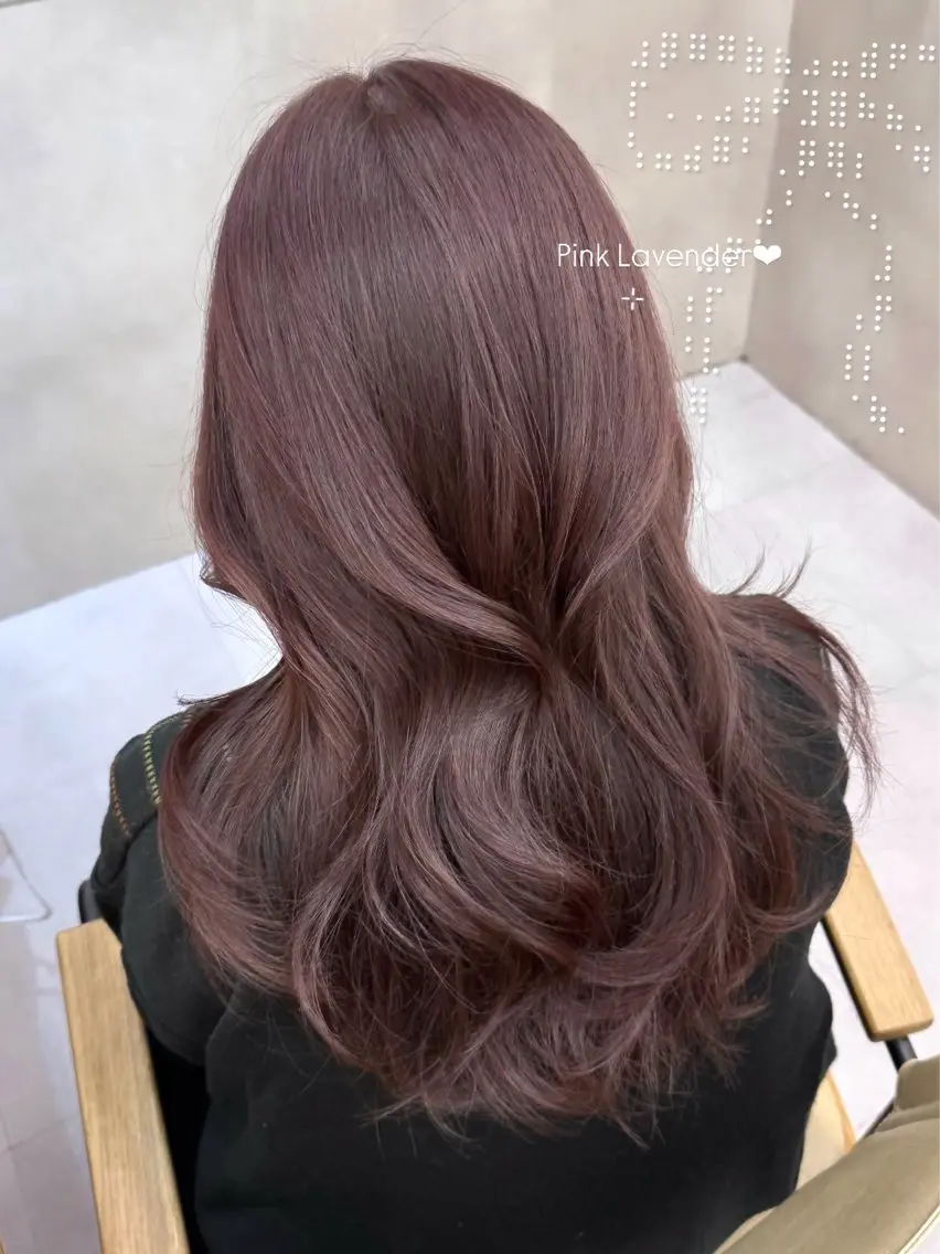 ロング ヘアカラー るな🩰 銀座暖色カラー♩🎀のヘアスタイル