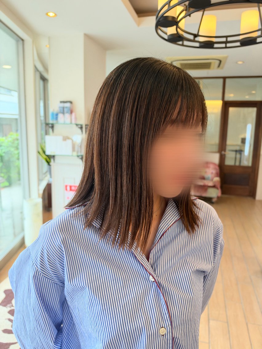 ミディアム 髪質改善 カット トリートメント hana 🌷´-のヘアスタイル