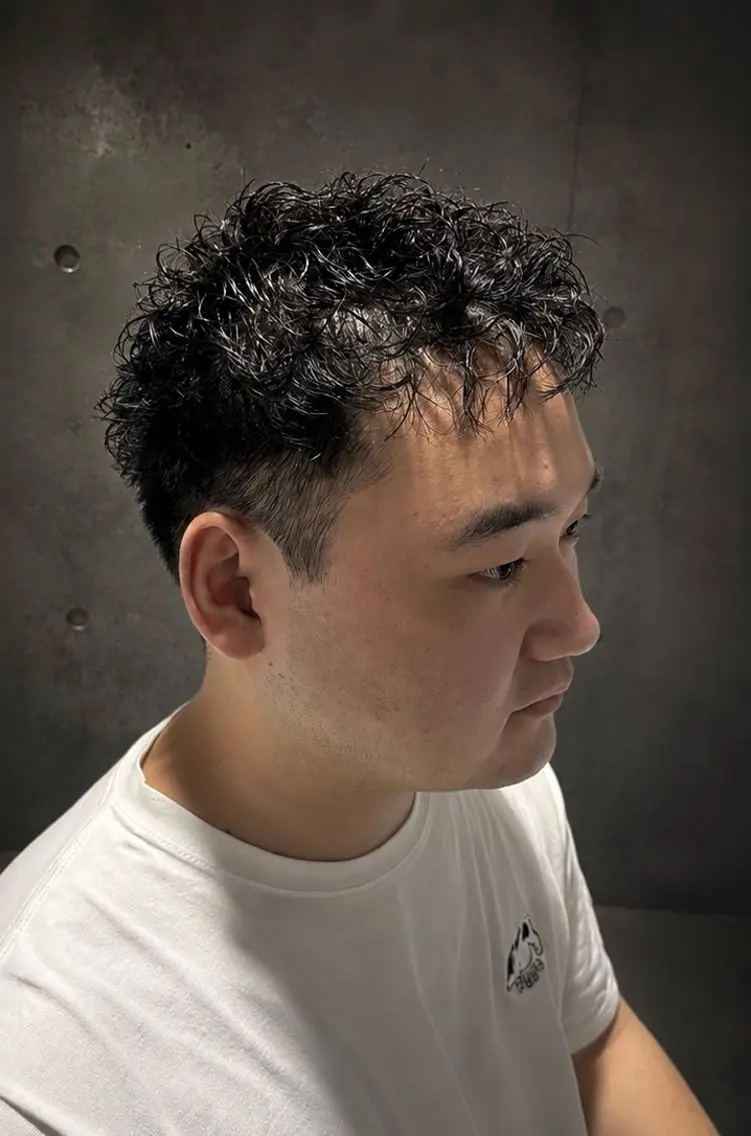メンズ限定カット×パーマ(種類はなんでも)×内部補修トリートメントの写真