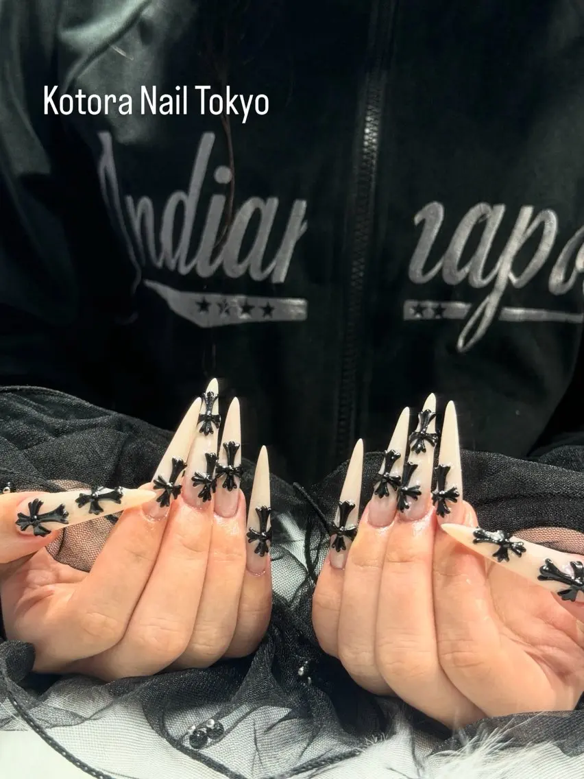 ネイル 長さ出し ロングネイル 持ち込み ハンドネイル KOTORA NAILのネイルデザイン