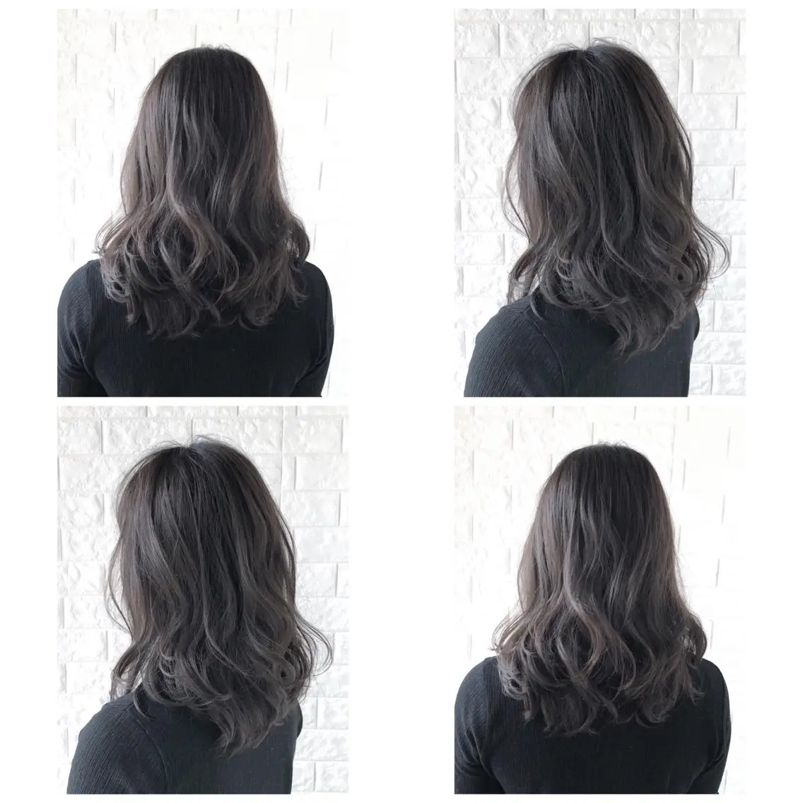 ミディアム カラー アッシュ アッシュブラウン ブラウンカラー 透明感カラー イルミナカラー カット ヘアカラー トリートメント ヘッドスパ 髪質改善特化KIZU /艶髪研究（京都）のヘアスタイル