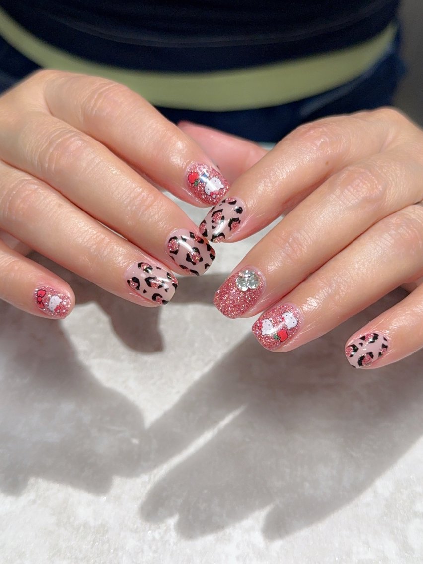 ネイル アニマル柄 ハンドネイル Ai nailのネイルデザイン
