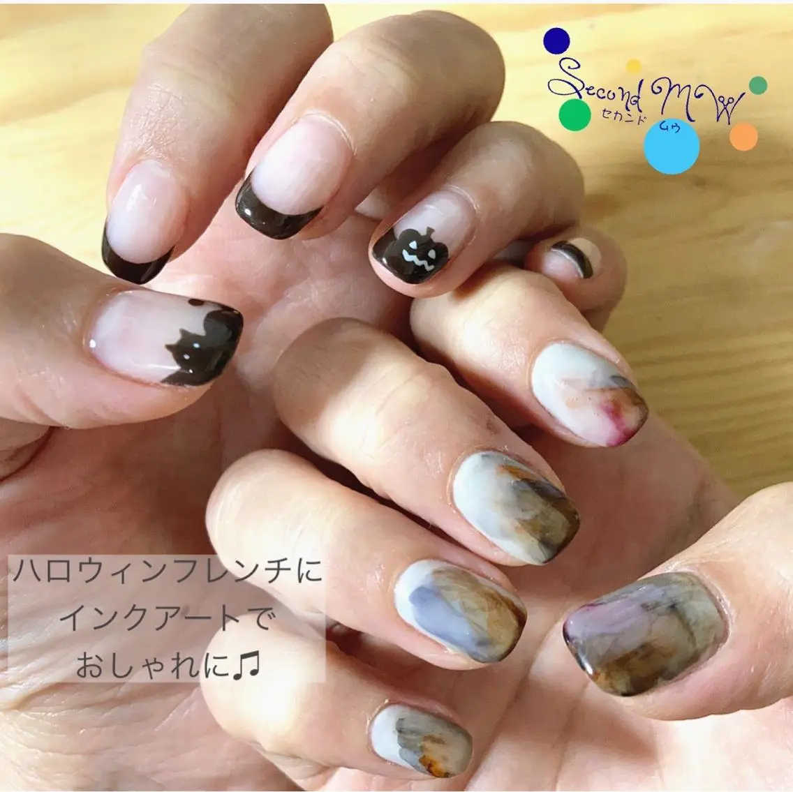 ネイル SecondMW _nail 川連のネイルデザイン