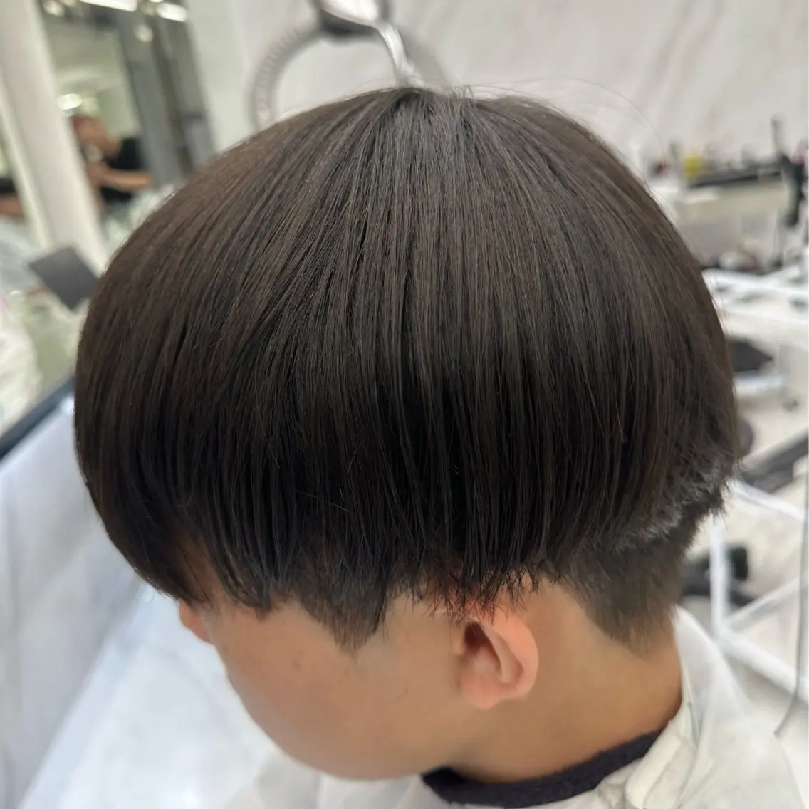 ミディアム パーマ メンズ マッシュ ストレートパーマ ♥️モテ髪美容師♠️ REIのヘアスタイル