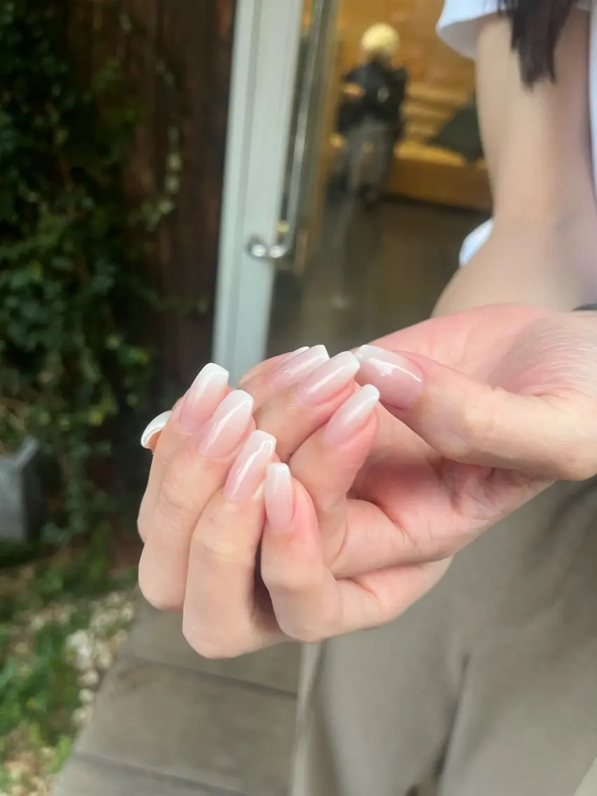 ネイル ニュアンスネイル シンプルネイル SAKU nail 作島茜のネイルデザイン