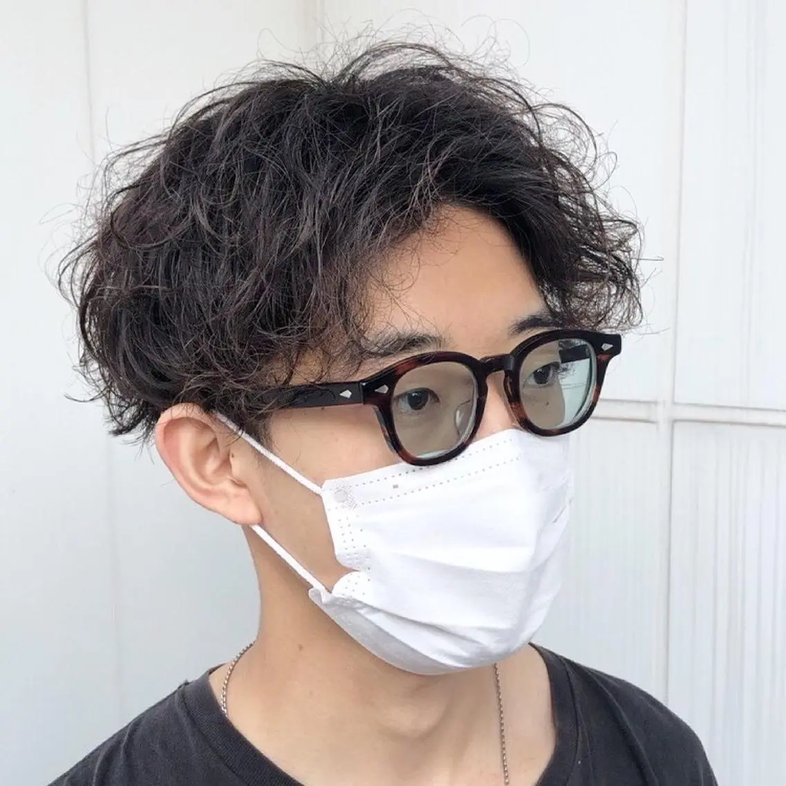 ショート パーマ メンズ メンズパーマ スパイラルパーマ カット パーマ トリートメント ⭐️メンズ特化⭐️ 上杉俊祐のヘアスタイル