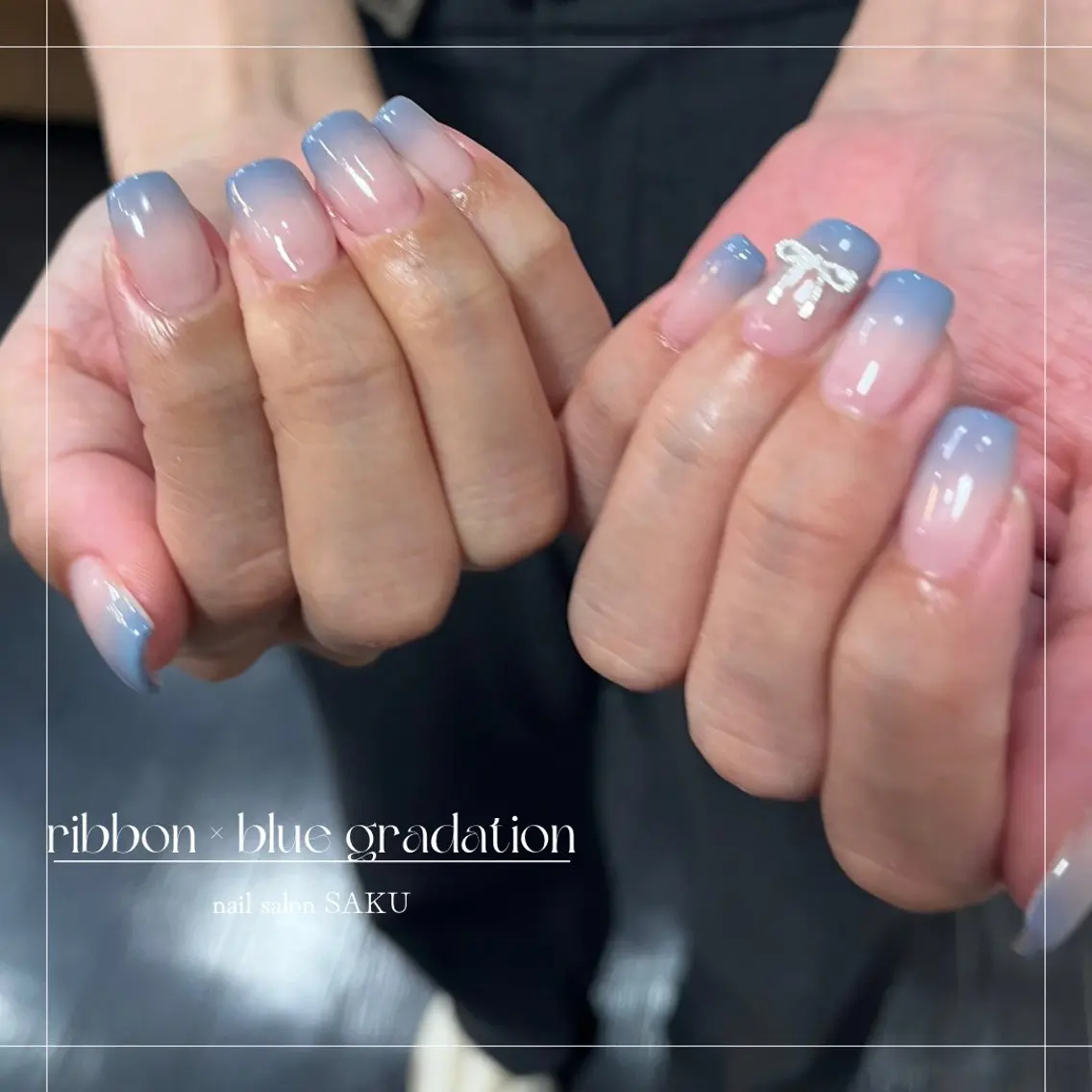 ネイル ニュアンスネイル シンプルネイル SAKU nail 作島茜のネイルデザイン