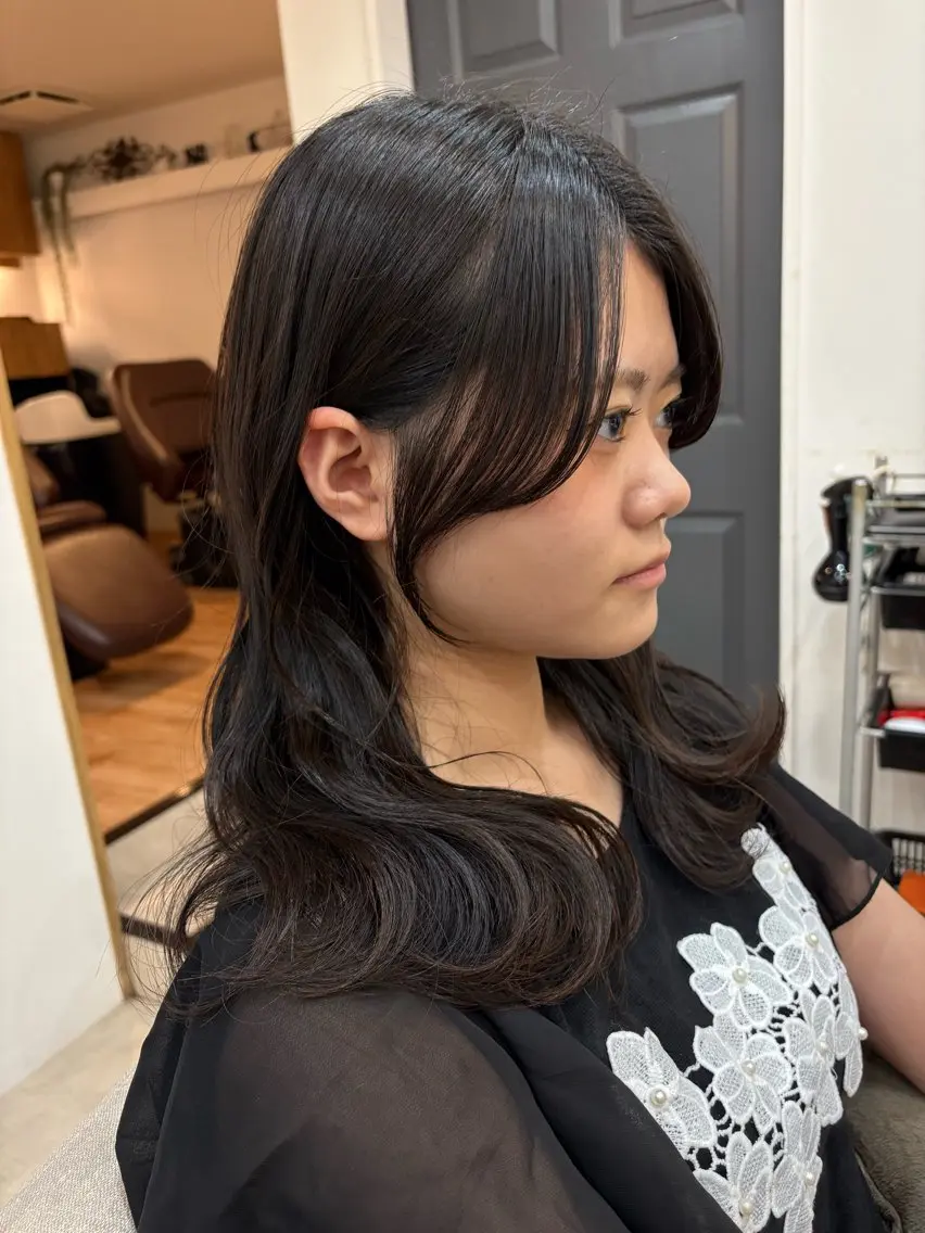 セミロング 小住 僚也のヘアスタイル