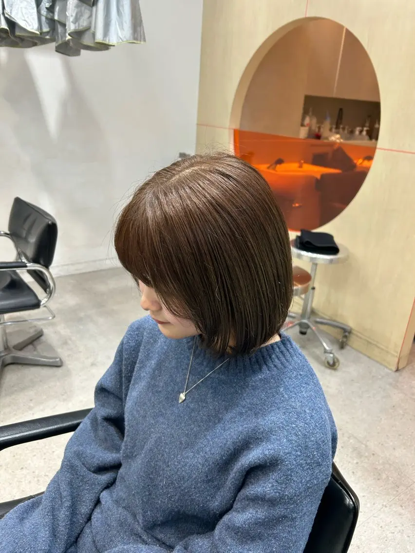 カラー パーマカラー支持⭕️ 春山凜乃介のヘアスタイル