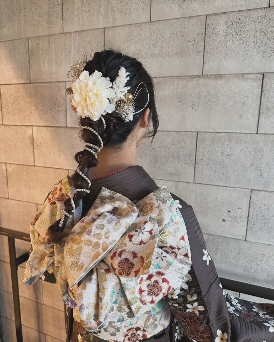 セミロング カラー ヘアアレンジ ヘアカラー 店長/骨格診断/美髪 髪質改善/松若 優のヘアスタイル