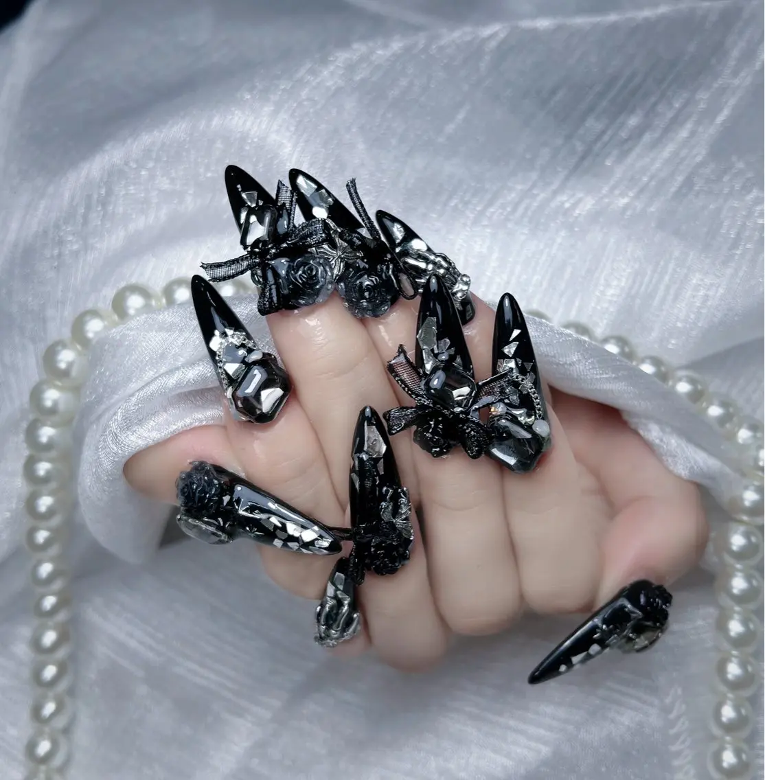 🉐【夏の大感謝祭SALE】💎【長さ出し】【ハイクオリティ】アートやり放題💎パーツ付け放題🉐の写真