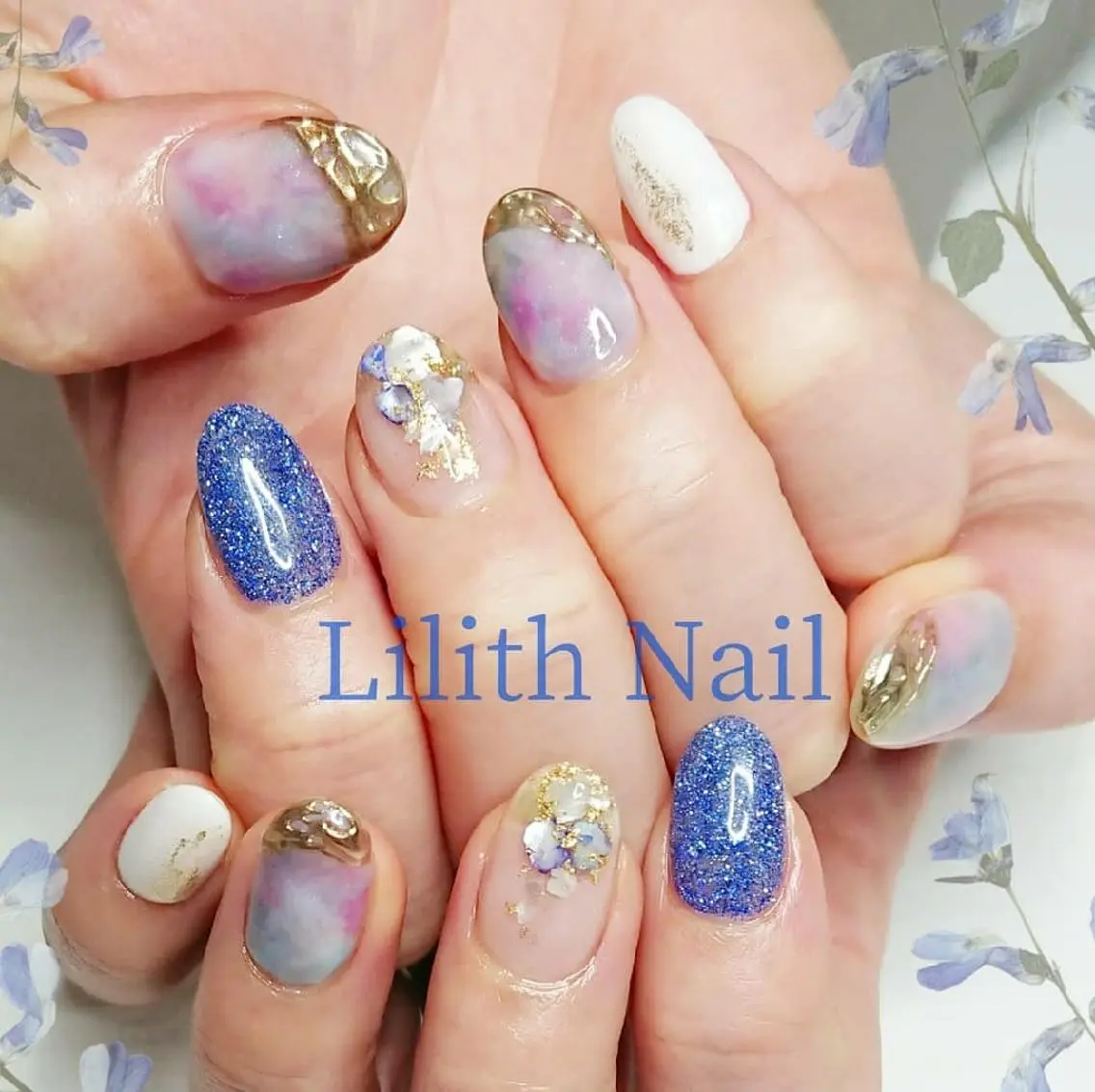 ネイル ニュアンスネイル ハンドネイル Lilith Nailのネイルデザイン