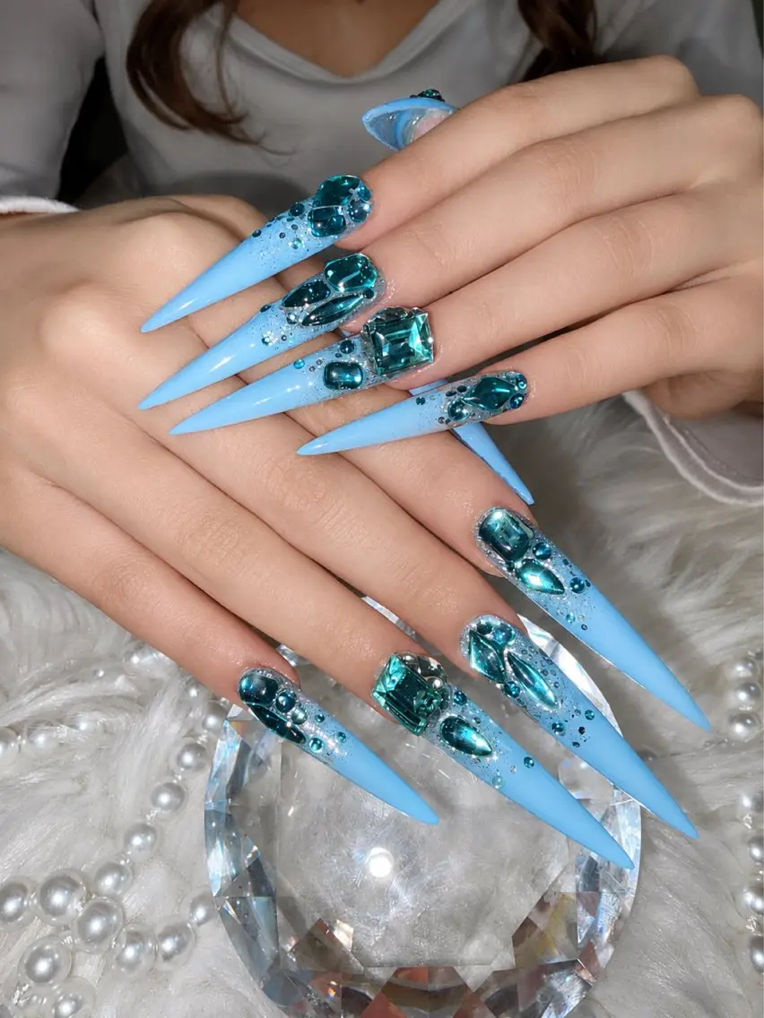 ネイル アートネイル オーロラネイル チークネイル 長さ出し フットネイル ハンドネイル Chan nailsのネイルデザイン